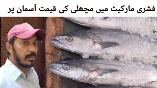 فشری مارکیٹ میں مچھلی کی قیمت آسمان پر 