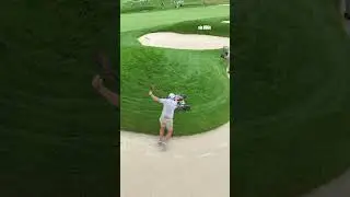 Look at this guy mow at Oakmont ahead of the U.S. Open! 😅