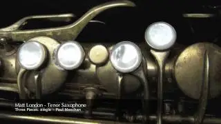 Elegie by Peter Meechan - Matt London Tenor Saxophone