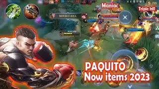 Paquito new build 2023 | Paquito gameplay MLBB | wowboy gamer