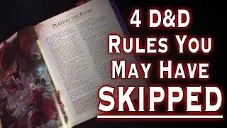 4 D&D Rules You May Have Skipped