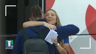 England National Team's EMOTIONAL goodbye as they LEAVE Qatar