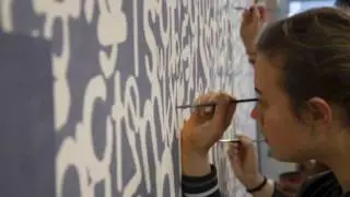 A collective mural for partisan Felice Cascione, Opiemme, 2016