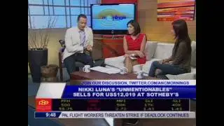 Mornings@ANC - Nikki Luna's Unmentionables