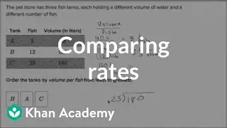 Practice computing and comparing rates | Ratios, rates, and percentages | 6th grade | Khan Academy