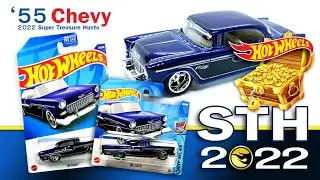 @Hot Wheels 2022 Super Treasure Hunt ( '55 Chevy Car ).