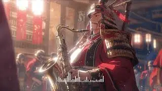 Samurai Ambience Noir | Samurai Jazz Mystery Between Sword Shadows and Saxophone in the Night