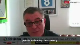 27.03.2025 Ian Byrne MP speaks to Sky News about the impact of welfare cuts on his constituents.