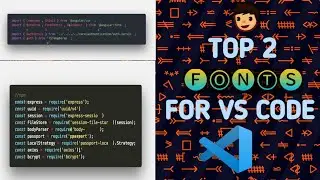 Top Fonts for Programmers | How to  Install Fonts in VS Code Editor in 2023
