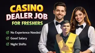 Casino Dealer Job for Freshers | Qualification,Training & Reality in Goa |vlog|#casinodealer.  