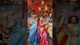 Sharing a light-hearted dance with Ms Tina Ambani, at one of the Ambani family weddings