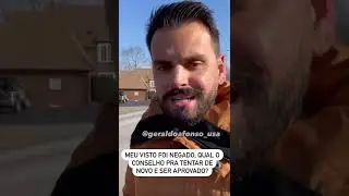 Se o visto americano for negado fa&ccedil;a isso! 🇺🇸