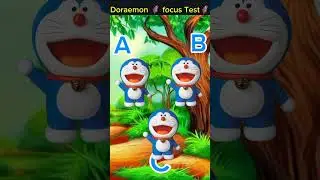 Focus Test For Genius | Doraemon focus test | Doraemon cartoons |