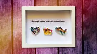 Sketch to quilled paper art