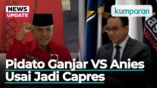 Ganjar Diusung PDIP, Ini Bedanya Pidato Ganjar & Anies Usai Jadi Capres