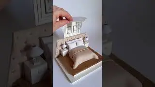 DIY Miniature bedroom#yami_light_house