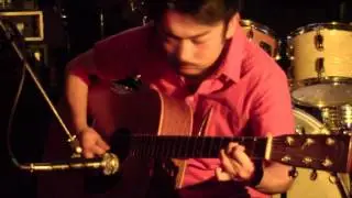 20140801 yasunori tani acoustic guitar solo