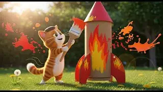 The Cat Who Built a Rocket | Fun Kids Songs and Nursery Rhymes