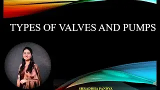 Types of valves and pumps
