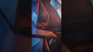 Origami Grim Reaper Street Art Graffiti Mural