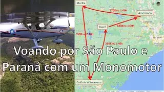 Voe comigo de S&atilde;o Paulo ao Paran&aacute; em um monomotor