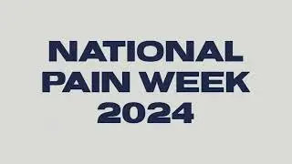 National Pain Week 2024. #PainColoursYourWorld #NationalPainWeek2024 #Health #Pain #Exercise #Life