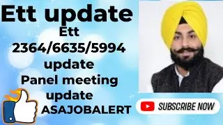 Ett update/Ett 2364/6635/5994 update/ panel meeting update