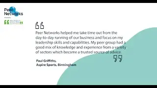 Peer Networks Programme. West Midlands Growth Hubs