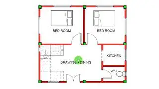 550 sqft 2bhk house plan || 550 sqft house design || 22 x 25 house  plan 🔥🔥🔥🔥