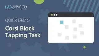 The Corsi Block Tapping Task | Overview