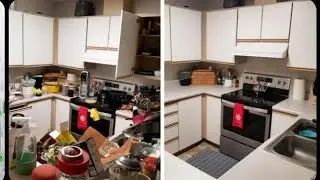 Transformação no Armário da Cozinha Limpeza e Organizaçãoe