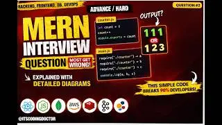 Advance node js interview questions | MERN interview series #nodejs #mernstack #javascript #react 