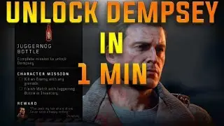 HOW TO UNLOCK DEMPSEY IN 1 MIN! CALL OF DUTY BLACK OPS 4 BLACKOUT CHARACTER UNLOCK TUTORIAL!
