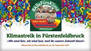 Klimastreik in F&uuml;rstenfeldbruck 2021