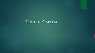 Cost of Preference Capital