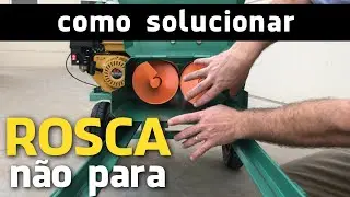 Máquina de ensacar silagem - rosca não para de girar - solução