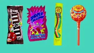 asmr video lollipop and chocolate candy dinosaur egg satisfying
