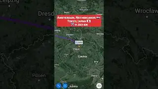 Amsterdam, Netherlands 🇳🇱 to Tokyo, Japan 🇯🇵 Flight Route ✈️ Timlines KLM 861