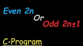 Check If A Number Is Even Or Odd Program