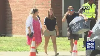 Students move-in American International College this weekend