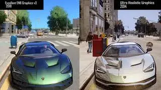 GTA IV  Excellent ENB Graphics v3 VS Excellent ENB Graphics v3 Comparison