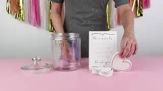Iridescent Wedding Wish Jar | Wedding D&eacute;cor|  Kate Aspen