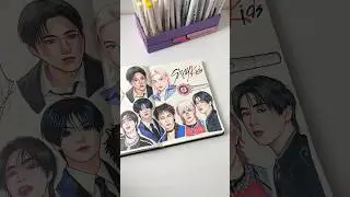drawing straykids lightstick, whos next?#straykids #hyunjin #skz #kpop #drawing