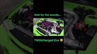 TWINcharged Evo! #supercharged #turbo #shorts