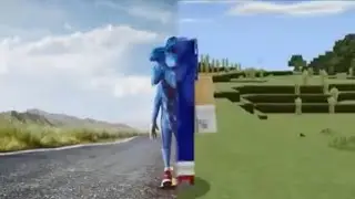 The Old Sonic Trailer in Minecraft! - Recreation Comparison