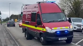 Technical Rescue￼ Responding To Blaze In Cedar Road, Strood