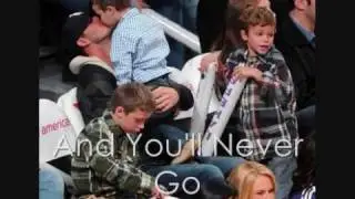David Beckham and his little boys