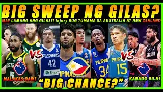 Gilas Pilipinas May Advantage?! Injury ng Australia at NZ Binunyag!