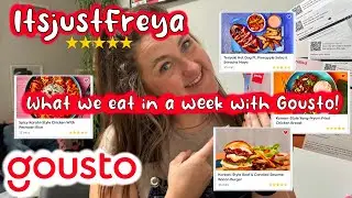 What we eat in a week | Gousto | Dad and I Vlog | Eat with us! | Recipes | 5 stars | Food | Review
