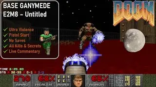 Base Ganymede E2M8 - Untitled [Doom, UV, Pistol, 100%]